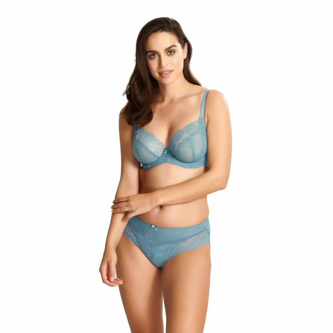 Podprsenka PANACHE ANA PLUNGE BRA MINERAL BLUE