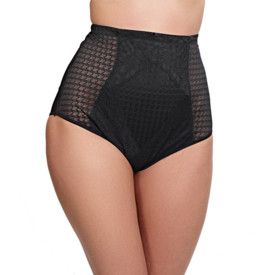 Kalhotky PANACHE ENVY HIGH WAIST SHAPING BRIEF BLACK