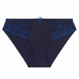 Kalhotky typu brief z řady Delice od Simone Pérèle v odstínu půlnoční modř