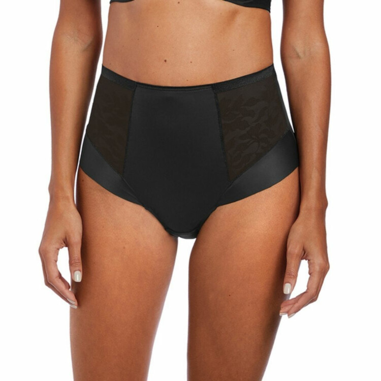 Kalhotky FANTASIE ILLUSION HIGH WAIST BRIEF BLACK