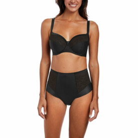 Kalhotky FANTASIE ILLUSION HIGH WAIST BRIEF BLACK