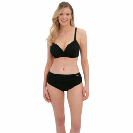 FS6363BLK Plavky spodní díl FANTASIE SWIM DEEP GATHERED BRIEF BLACK