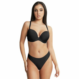 CL10662NOR Kalhotky CLEO FAITH BRAZILIAN BRIEF NOIR