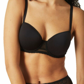 SP12S343015BLK Podprsenka SIMONE PÉRÈLE COMETE MOULDED PADDED 3D SPACER BRA BLACK