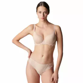 SP12A710739PRE Kalhotky SIMONE PÉRÈLE CARESSE THONG PEAU ROSEÉ