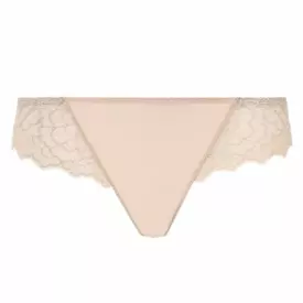 SP12A710739PRE Kalhotky SIMONE PÉRÈLE CARESSE THONG PEAU ROSEÉ