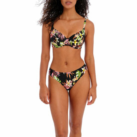 AS204102MUI Plavky vrchní díl FREYA SWIM SAVANNA SUNSET UW PLUNGE BIKINI TOP MULTI