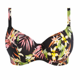 AS204102MUI Plavky vrchní díl FREYA SWIM SAVANNA SUNSET UW PLUNGE BIKINI TOP MULTI