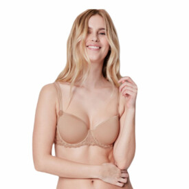 SP12X343709NUE Podprsenka SIMONE PÉRÈLE DELICE 3D SPACER MOULDED PADDED BRA NUDE