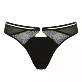 CL10722BLK Kalhotky CLEO VALENTINA LUXE BRAZILIAN BRIEF BLACK