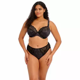 EL4496BLK Kalhotky ELOMI LUCIE HIGH LEG BRIEF BLACK