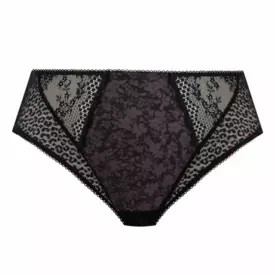 EL4496BLK Kalhotky ELOMI LUCIE HIGH LEG BRIEF BLACK