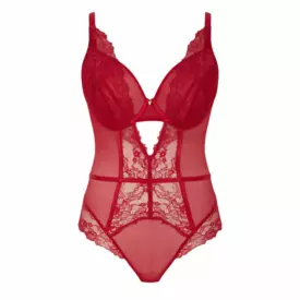 CL10625RRD Body CLEO SELENA BODYSUIT RUBY RED