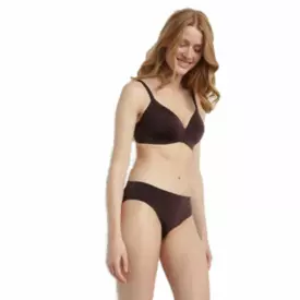 DMDI0007HDBRN Podprsenka DIM INVISIFREE WIRELESS PADDED TRIANGLE BRA BROWN