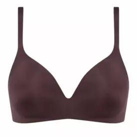 DMDI0007HDBRN Podprsenka DIM INVISIFREE WIRELESS PADDED TRIANGLE BRA BROWN