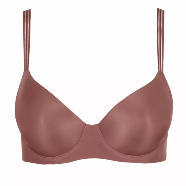 MJ0122096SAT Podprsenka MARIE JO LOUIE SPACER FULLCUP BRA SATIN TAUPE