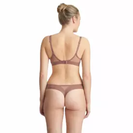 MJ0122096SAT Podprsenka MARIE JO LOUIE SPACER FULLCUP BRA SATIN TAUPE