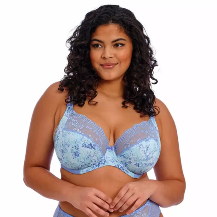 EL4490COR Podprsenka ELOMI LUCIE UW PLUNGE STRETCH BRA CORNFLOWER