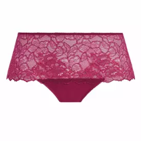 WE135006REM Kalhotky WACOAL LACE PERFECTION SHORT RED PLUM