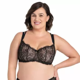 SALARAA145BLK Podprsenka SAMANTA LARA A145 SOFT HALF CUP BRA BLACK