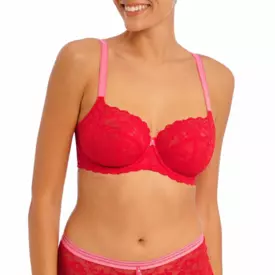 AA5451CRD Podprsenka FREYA OFFBEAT UW SIDE SUPPORT BRA MINERAL RED