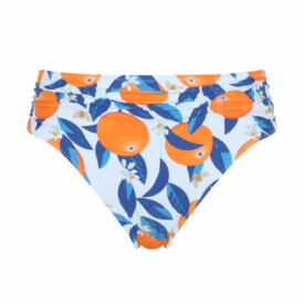 SW1729SPT Plavky spodní díl PANACHE SWIM SICILY MIDI GATHER BRIEF SICILY PRINT