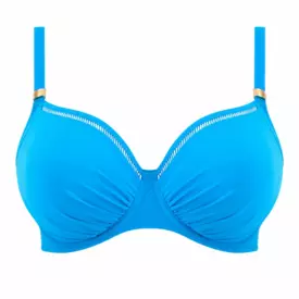 FS502801BDA Plavky vrchní díl FANTASIE SWIM EAST HAMPTON UW GATHERED FULL CUP BIKINI TOP BLUE DIAMOND