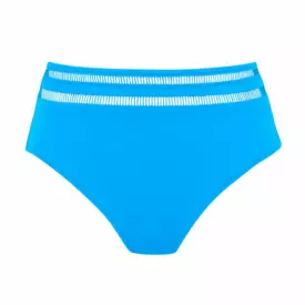 FS502878BDA Plavky spodní díl FANTASIE SWIM EAST HAMPTON HIGH WAIST BIKINI BLUE DIAMOND