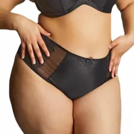 SC10924BAL Kalhotky SCULPTRESSE ESME DEEP BRIEF BLACK ANIMAL