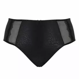 SC10924BAL Kalhotky SCULPTRESSE ESME DEEP BRIEF BLACK ANIMAL