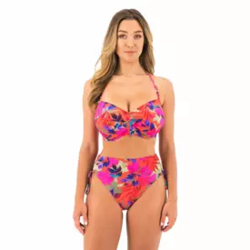 FS504378BAR Plavky spodní díl FANTASIE SWIM PLAYA DEL CARMEN HIGH WAIST BIKINI BRIEF BEACH PARTY