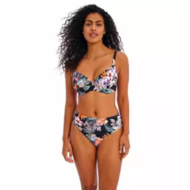 AS205378MIH Plavky spodní díl FREYA SWIM KAMALA BAY HIGH WAIST BIKINI BRIEF MIDNIGHT