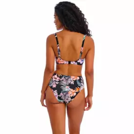 AS205378MIH Plavky spodní díl FREYA SWIM KAMALA BAY HIGH WAIST BIKINI BRIEF MIDNIGHT