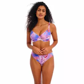 AS204902CAS Plavky vrchní díl FREYA SWIM MIAMI SUNSET UW PLUNGE BIKINI TOP CASSIS