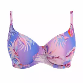 AS204902CAS Plavky vrchní díl FREYA SWIM MIAMI SUNSET UW PLUNGE BIKINI TOP CASSIS