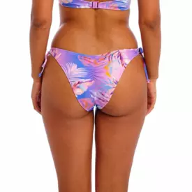 AS204985CAS Plavky spodní díl FREYA SWIM MIAMI SUNSET HIGH LEG BIKINI BRIEF CASSIS