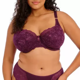 EL8081BLY Podprsenka ELOMI BRIANNA UW PADDED HALFCUP BRA BLACKBERRY