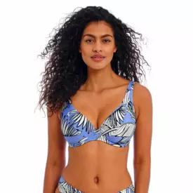 AS205113COR Plavky vrchní díl FREYA SWIM MALI BEACH UW HIGH APEX BIKINI TOP CORNFLOWER