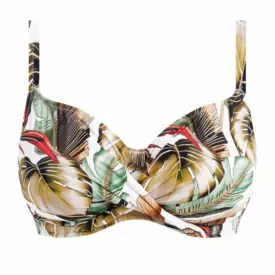 FS503205JUE Plavky vrchní díl FANTASIE SWIM KINABALU UW GATHERED FULL CUP BIKINI TOP JUNGLE