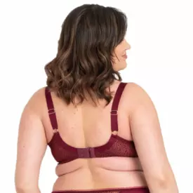 SAVALENA911RUY Podprsenka SAMANTA VALENTINA A911 SOFT FULL CUP BRA RUBY