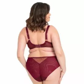 SAVALENA911RUY Podprsenka SAMANTA VALENTINA A911 SOFT FULL CUP BRA RUBY