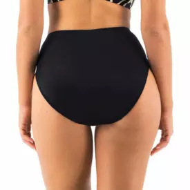 FS504578MOM Plavky spodní díl FANTASIE SWIM SILHOUETTE ISLAND HIGH WAIST BIKINI BRIEF MONOCHROME