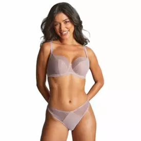 PA10581TAE Podprsenka PANACHE BLOSSOM BALCONY BRA TAUPE