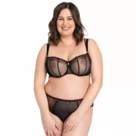 SAFIDIA145BLK Podprsenka SAMANTA FIDI A145 SOFT SOFT HALF CUP BRA BLACK