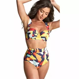 SW1842PPT Plavky vrchní díl PANACHE SWIM PUGLIA BALCONY BIKINI TOP PUGLIA PRINT