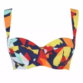 SW1842PPT Plavky vrchní díl PANACHE SWIM PUGLIA BALCONY BIKINI TOP PUGLIA PRINT