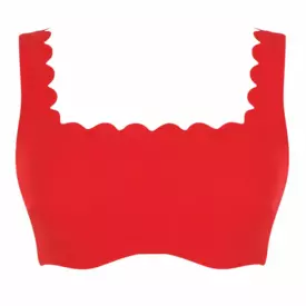 SW1892RRD Plavky vrchní díl PANACHE SWIM SPIRIT SQUARE NECK BIKINI TOP ROSSA RED