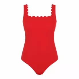 SW1820RRD Plavky jednodílné PANACHE SWIM SPIRIT SQUARE NECK SWIMSUIT ROSSA RED