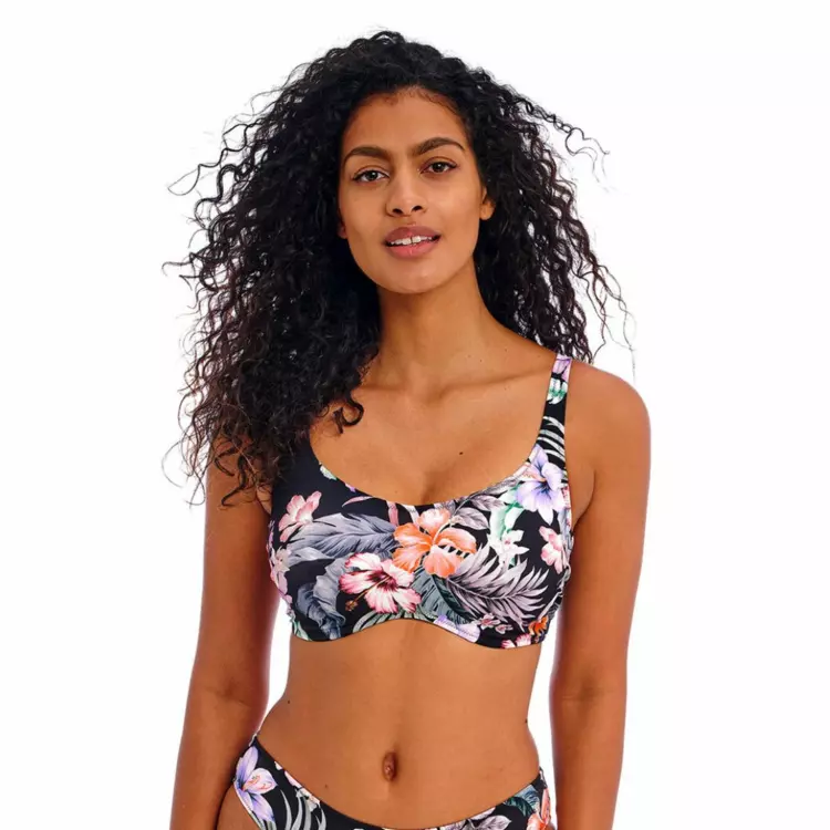 AS205314MIH Plavky vrchní díl FREYA SWIM KAMALA BAY UW BRALETTE BIKINI TOP MIDNIGHT