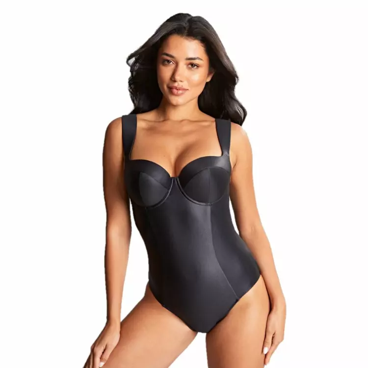 SW1850ABLK Plavky jednodílné PANACHE SWIM OBSIDIAN BALCONY SWIMSUIT BLACK